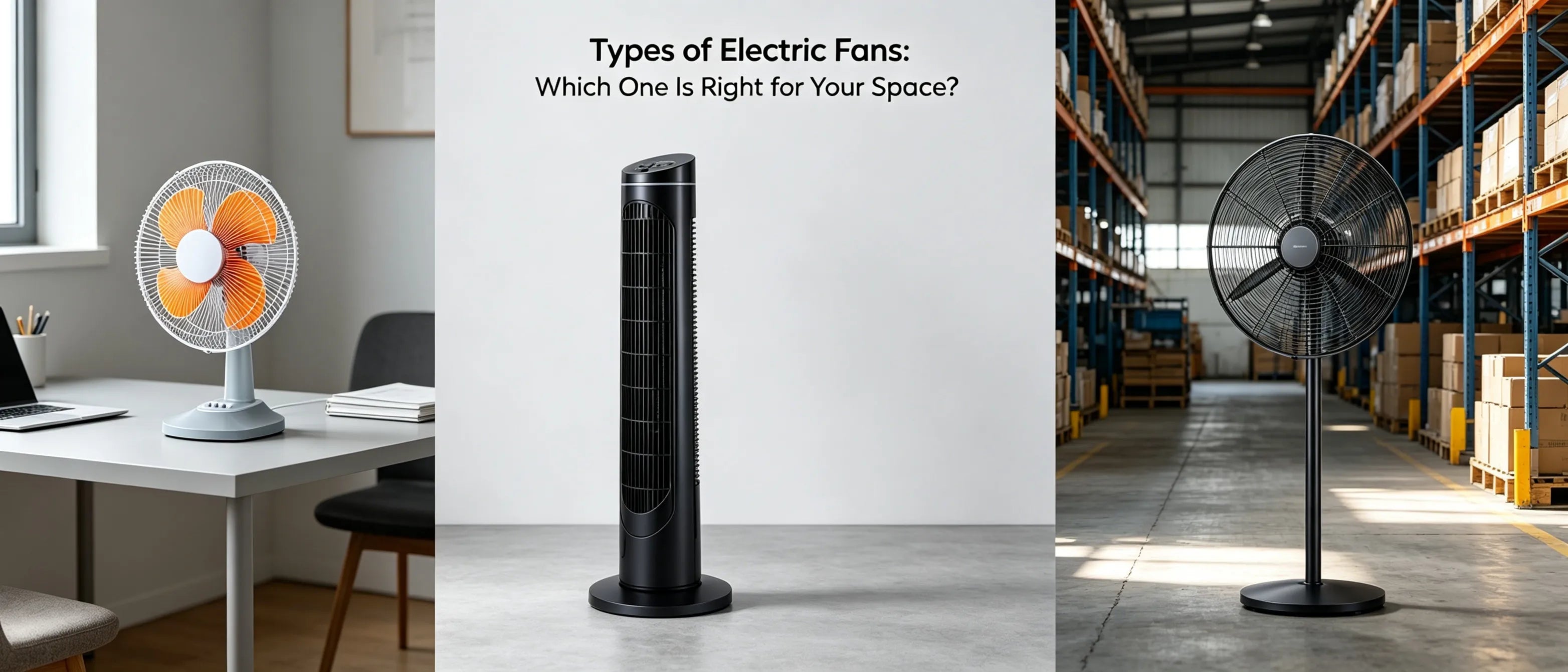 Types of Electric Fans: Which One Is Right for Your Space?