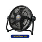 20inch Floor Fan 80W High Power Industrial Fan Large Angle Air Supply Made in China