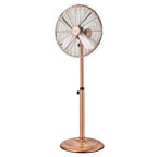 60W Heavy Duty Metal 4-Blade Retro High-Power Pedestal Fan JH FF-010
