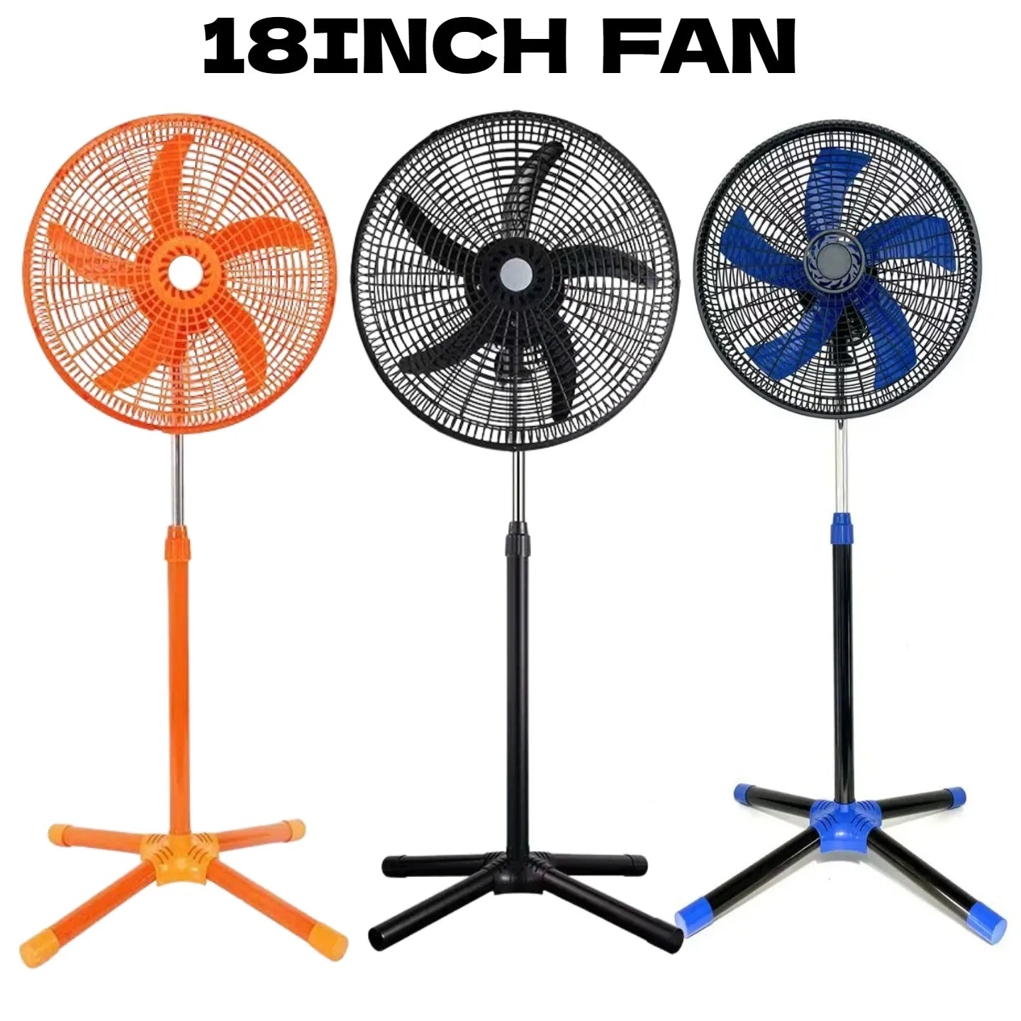 18Inch High Power Fan Industrial Grade Strong Wind Standing Fan