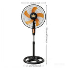 16Inch Standing Fan 40W Household High Power Floor Fan