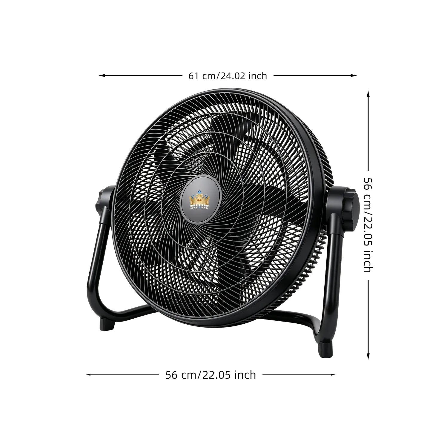 20inch Floor Fan 80W High Power Industrial Fan Large Angle Air Supply Made in China