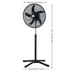 18Inch High Power Fan Industrial Grade Strong Wind Standing Fan