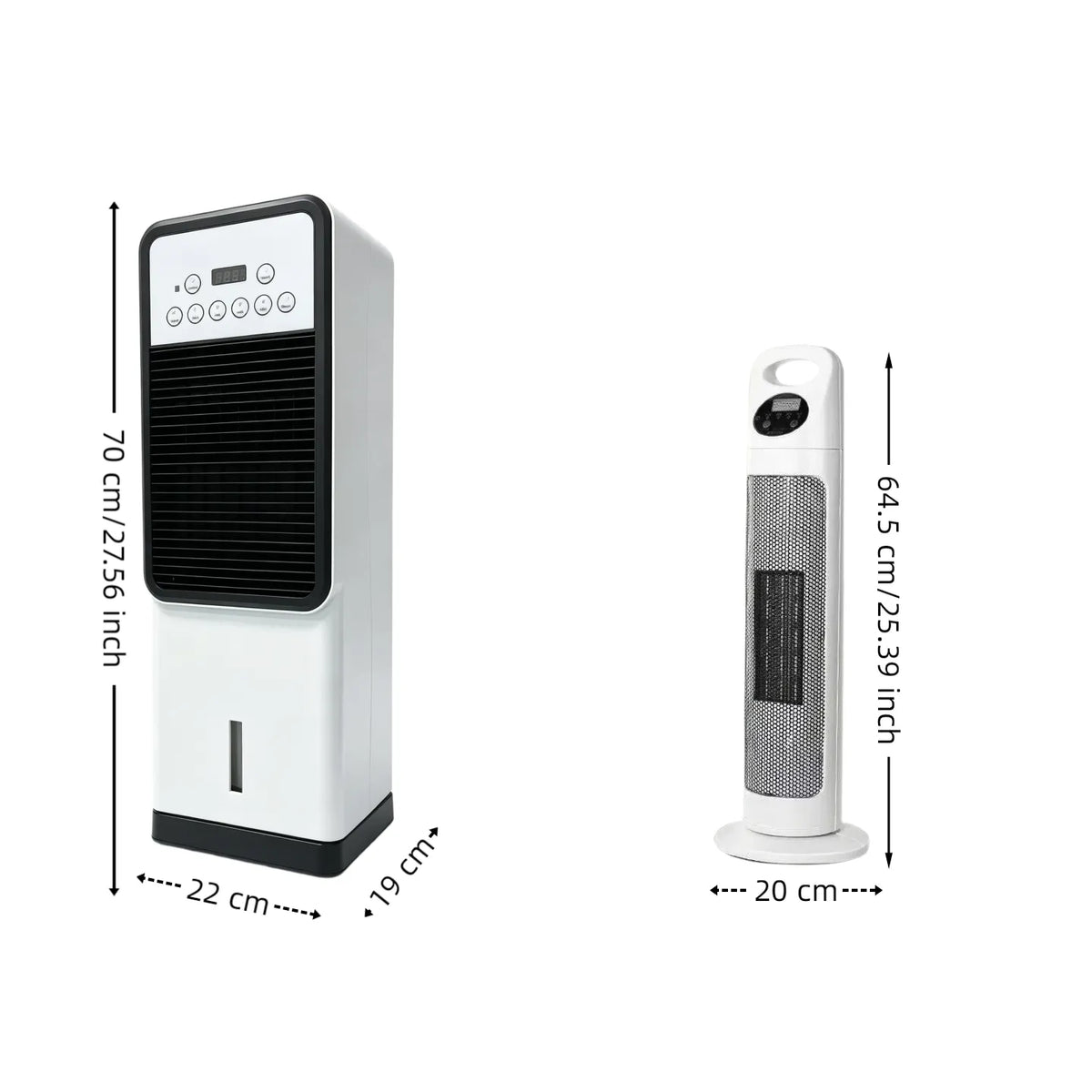 1800W High-Power Indoor Heater, Dual-Use for Heating and Cooling