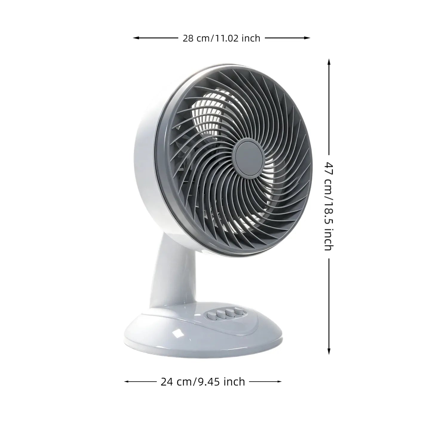 12inch Desktop Fan Air Circulation Fan 90W High Power Electric Fan Made in China