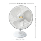 16Inch Desktop Fan 9Inch Small Table  Fan For Home Use