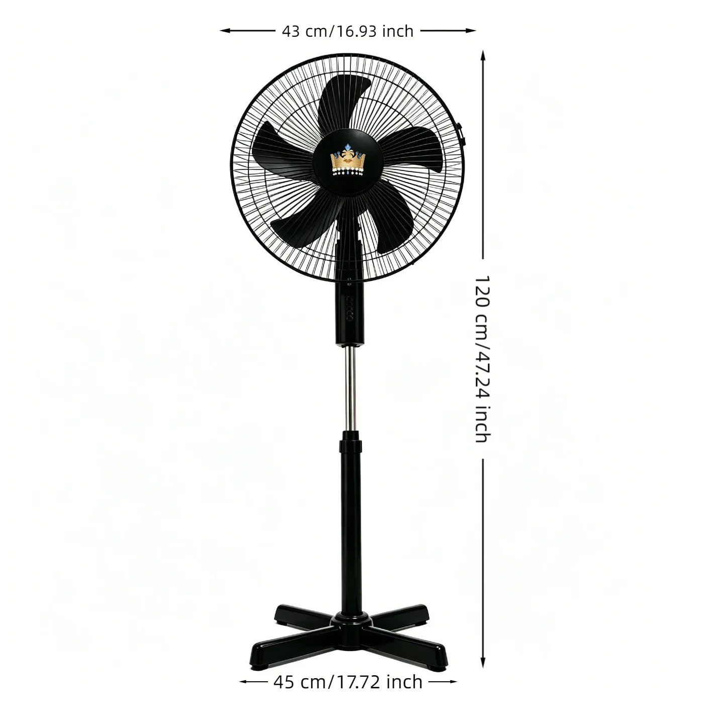 40W High Power 16inch Floor Fan 220V Household Electric Fan Made in China