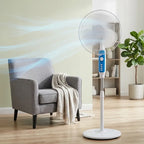 Oscillating Pedestal Fan with 1-Hour Timer and 3 Speeds JH FF-007