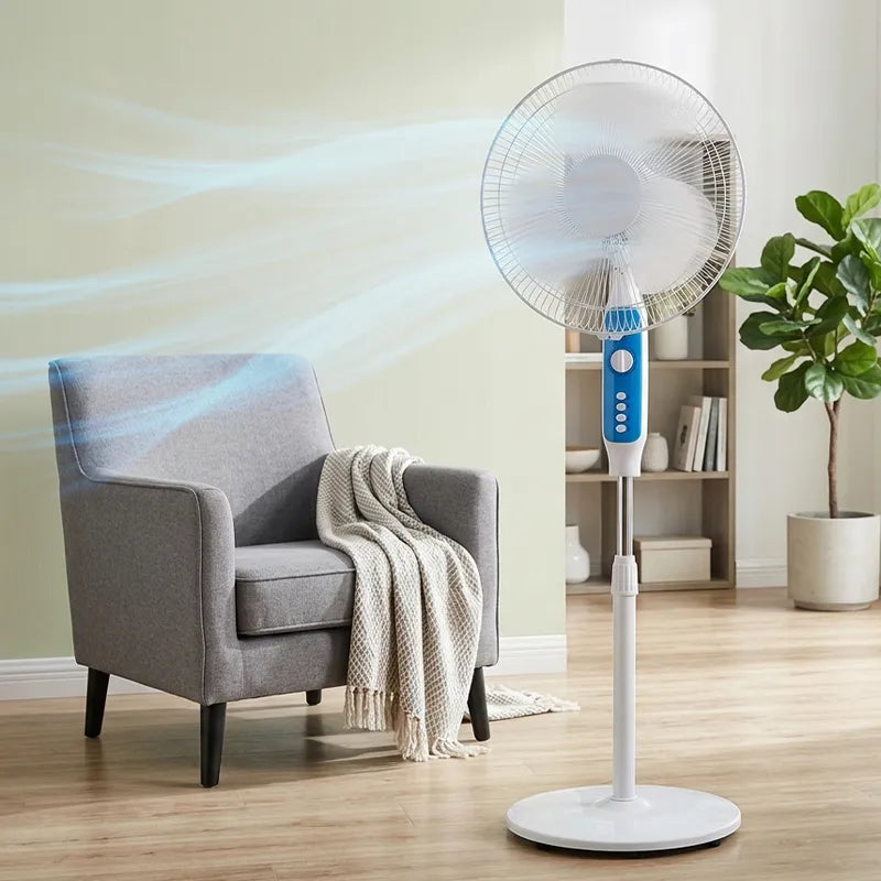 Oscillating Pedestal Fan with 1-Hour Timer and 3 Speeds JH FF-007