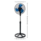 10Inch Floor Fan 55W High Power Vertical Mini Fan