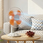 40W 3-Speed Oscillating Desk Fan with Timer JH TF-001