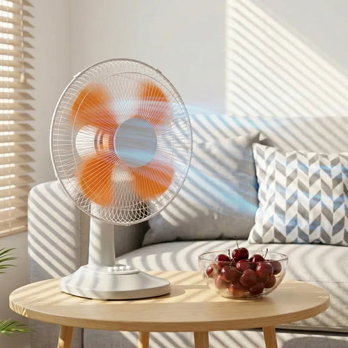 40W 3-Speed Oscillating Desk Fan with Timer JH TF-001
