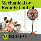 18Inch High Power Fan Industrial Grade Strong Wind Standing Fan