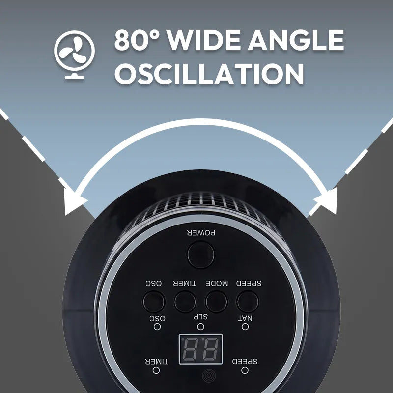 3-Speed Oscillating Tower Fan