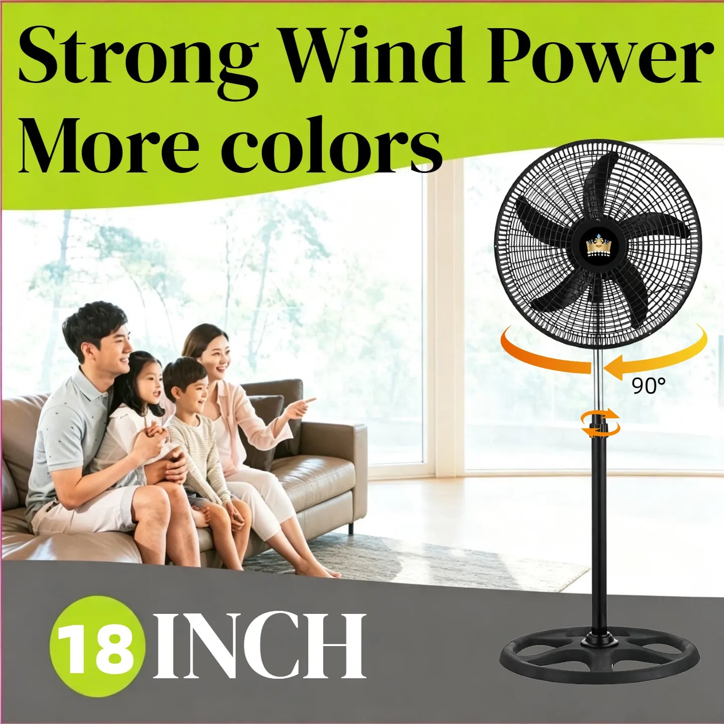 18Inch Floor Fan High Wind Power Industrial Electric Fan