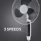 8 Speed Remote Control Pedestal Fan with Timer JH FF-005