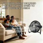 20inch Floor Fan 80W High Power Industrial Fan Large Angle Air Supply Made in China