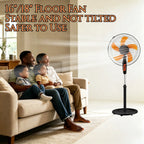 16Inch Standing Fan 40W Household High Power Floor Fan