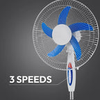 20-Inch Oscillating Pedestal Fan with Light JH FF-009