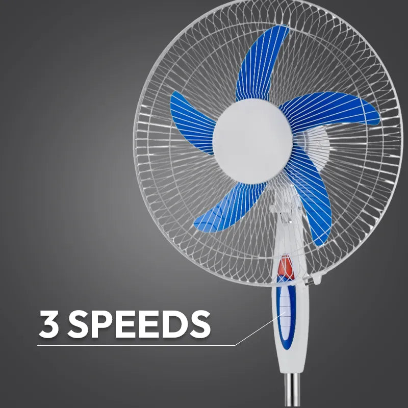 20-Inch Oscillating Pedestal Fan with Light JH FF-009