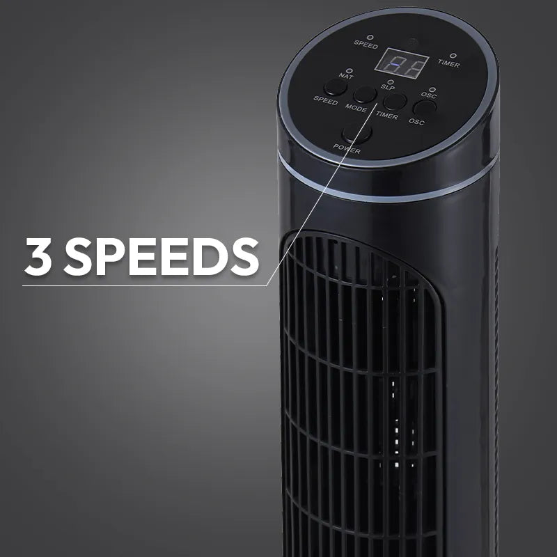 3-Speed Oscillating Tower Fan