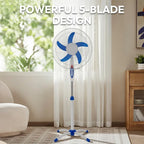 20-Inch Oscillating Pedestal Fan with Light JH FF-009