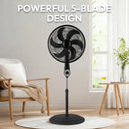 Oscillating Pedestal Standing Fan with 3 Speed Adjustable Head JH FF-003