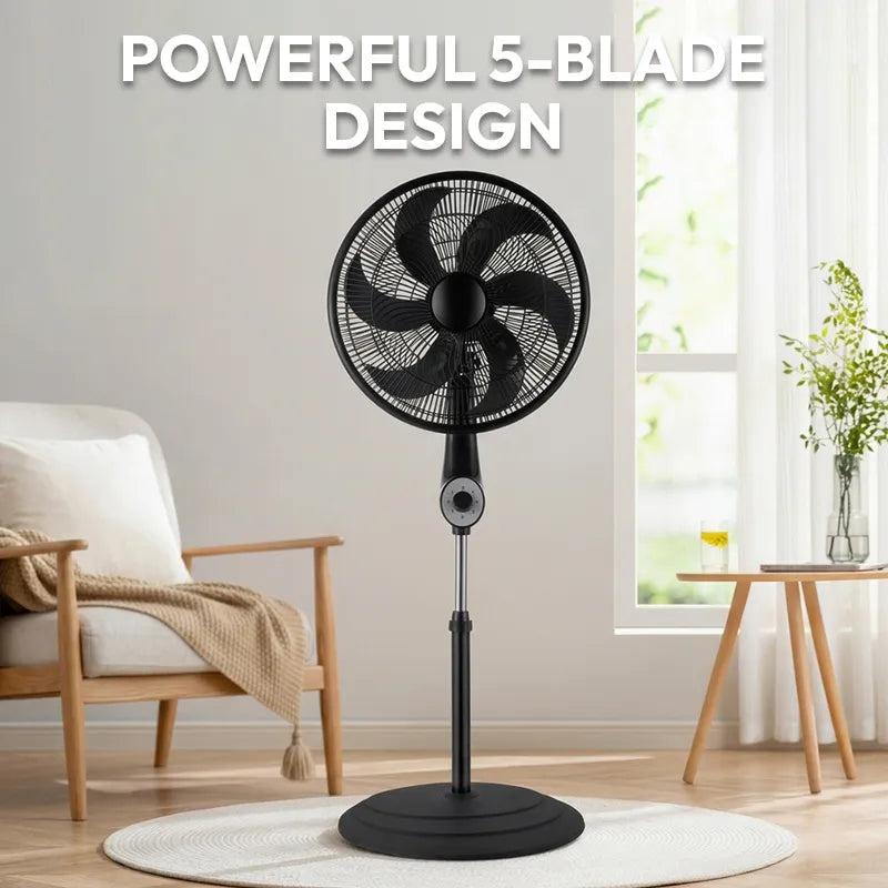 Oscillating Pedestal Standing Fan with 3 Speed Adjustable Head JH FF-003