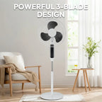 8 Speed Remote Control Pedestal Fan with Timer JH FF-005