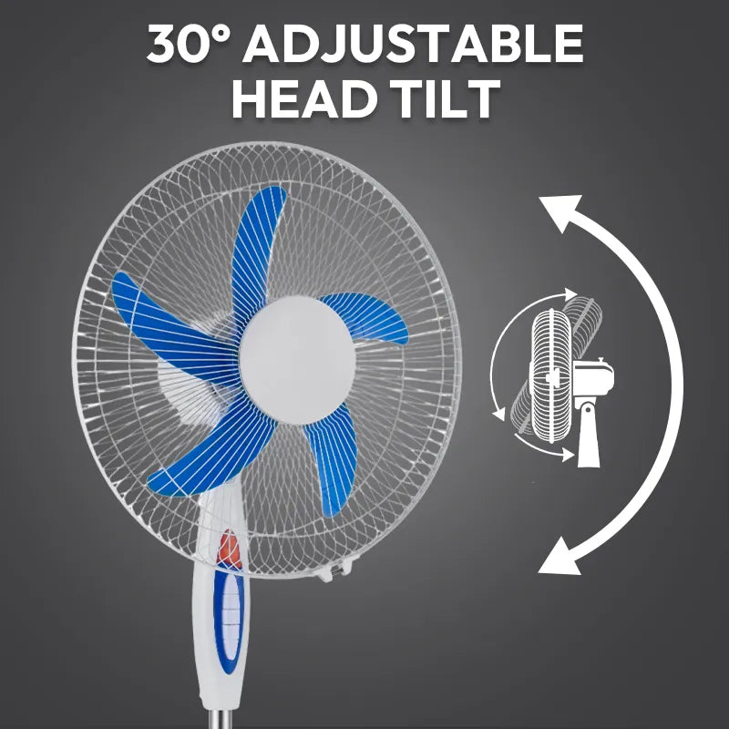 20-Inch Oscillating Pedestal Fan with Light JH FF-009