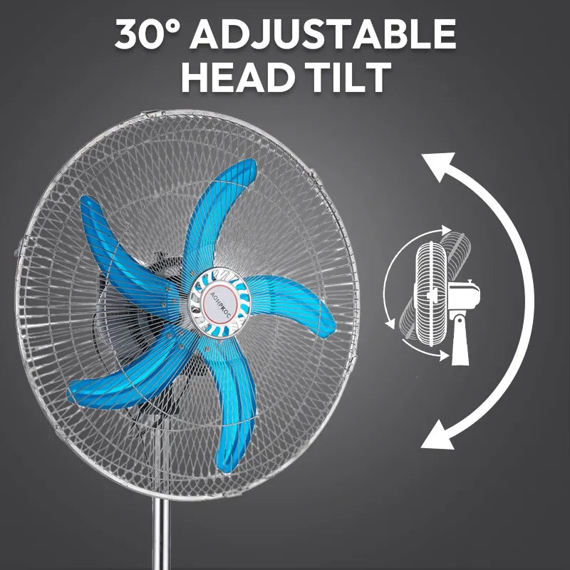 Adjustable Oscillating Stand Fan
