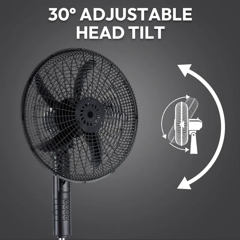 Heavy Duty Standing Fan with Remote Control JH FF-004