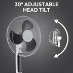 8 Speed Remote Control Pedestal Fan with Timer JH FF-005