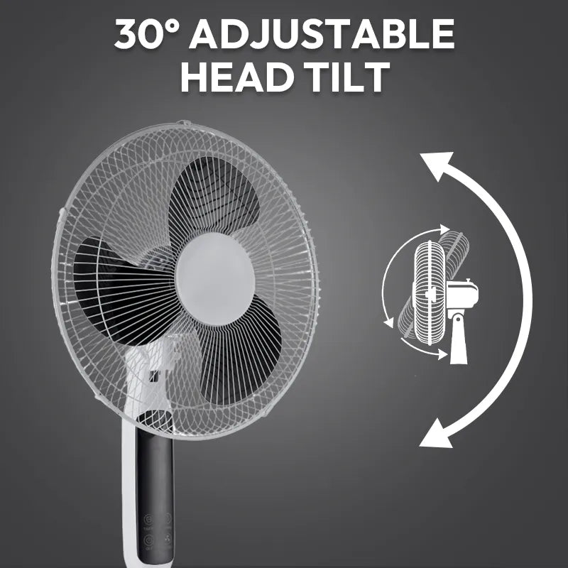 8 Speed Remote Control Pedestal Fan with Timer JH FF-005