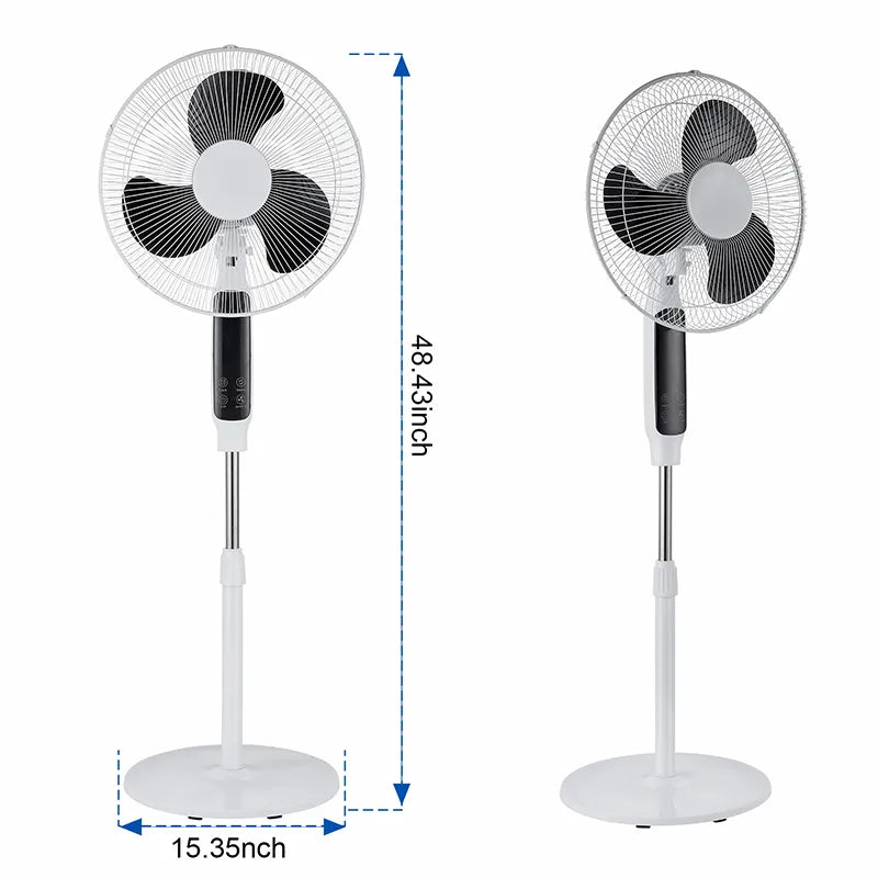 8 Speed Remote Control Pedestal Fan with Timer JH FF-005